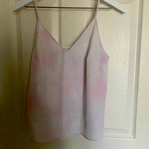 a new day pink tye dye tank top